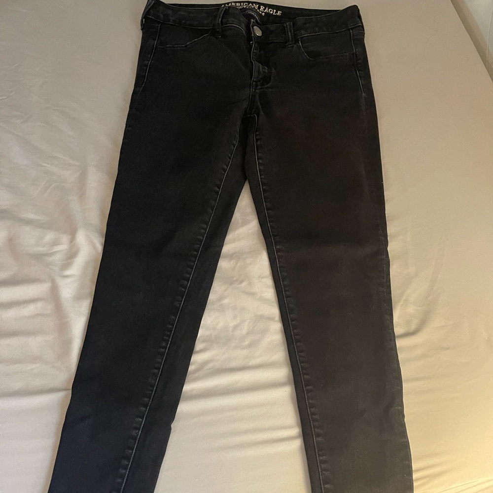 Black American eagle jeans